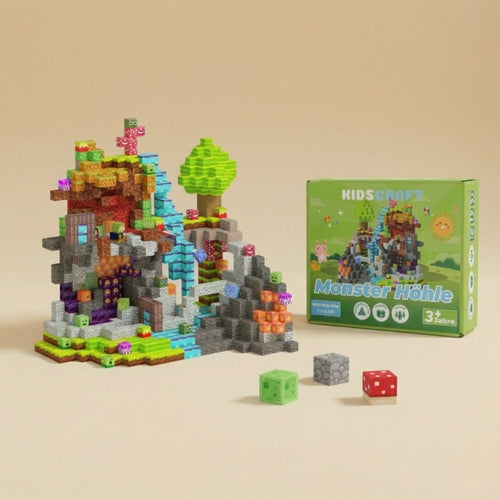 KidsCraft® Monster Höhle - 100 & 150 Bausteine