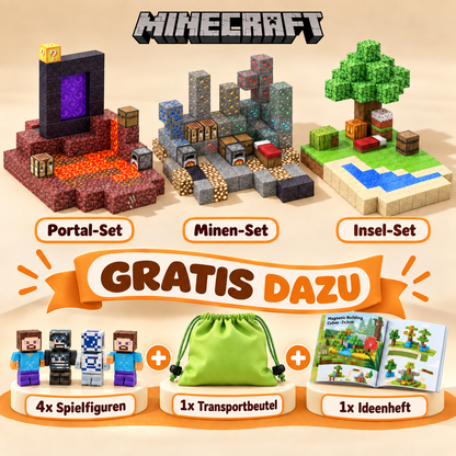 KidsCraft® Patentierte Minecraft Magnetbausteine