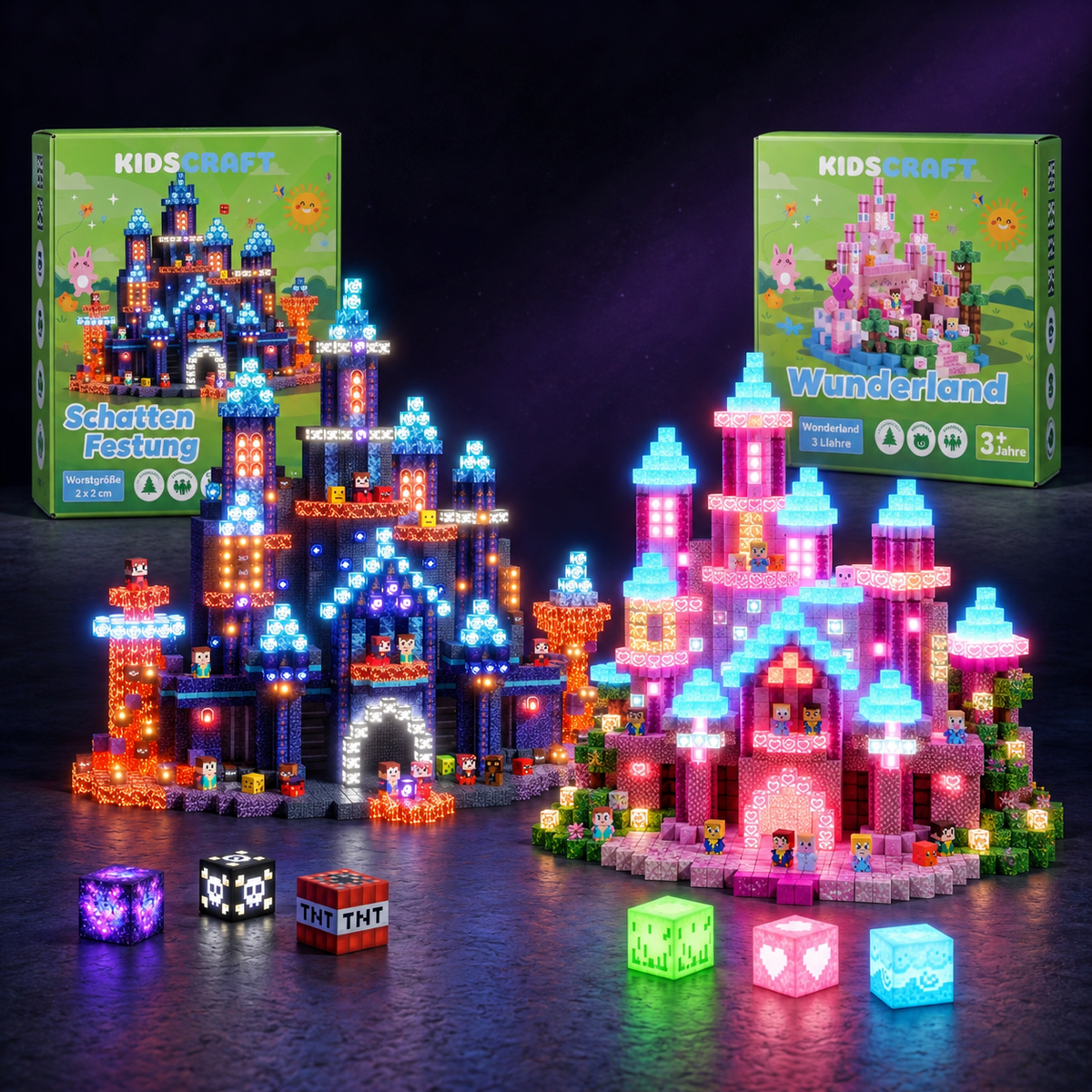 KidsCraft LED Magnetbausteine Duo
